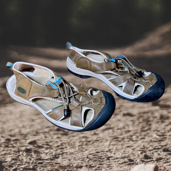 Keen Shoes - KEEN Venice Earth Leather Outdoor Hiking Sandals